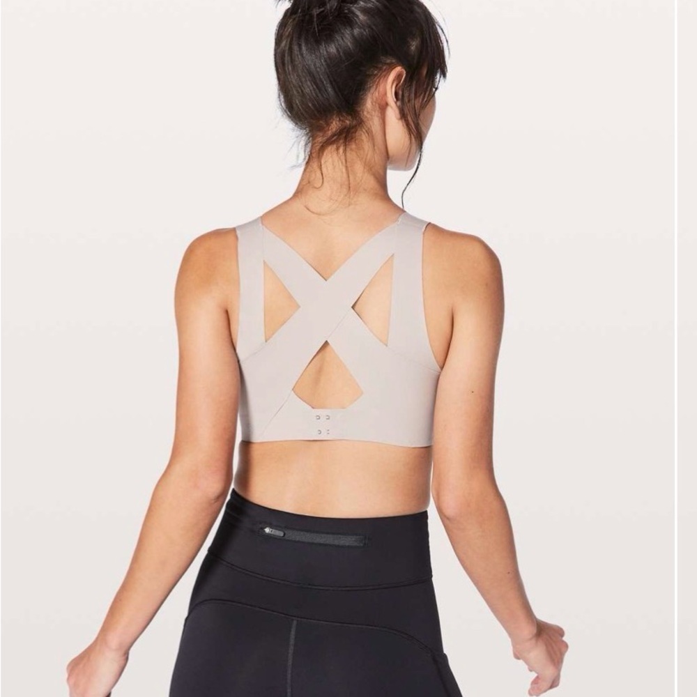 Lululemon Athletica Light Gray Sports Bra